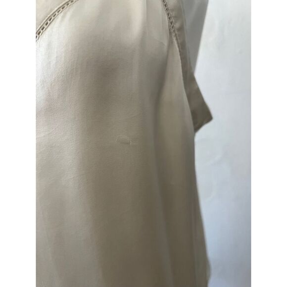 Aritzia Wilfred Silk Camisole Tank L Sain Ivory Pullover Holiday Party Luxe NYE - Picture 6 of 7